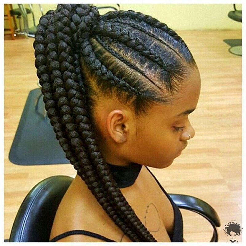 Brand New Ghana Weaving Hairstyles For Black Women069