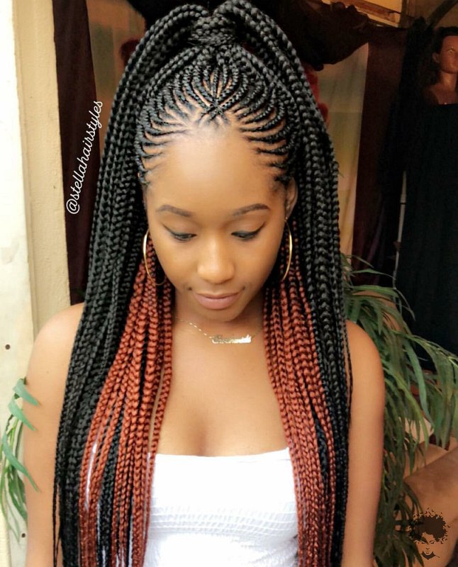 Brand New Ghana Weaving Hairstyles For Black Women084