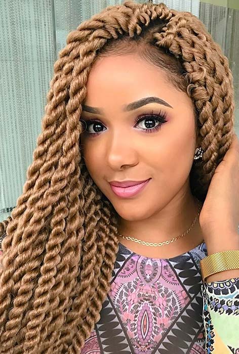 Classic twist Nigerian hair style braids