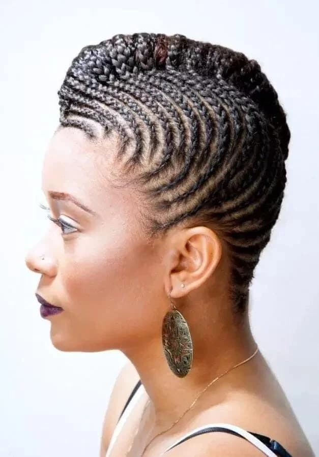 Cornrow Mohawk