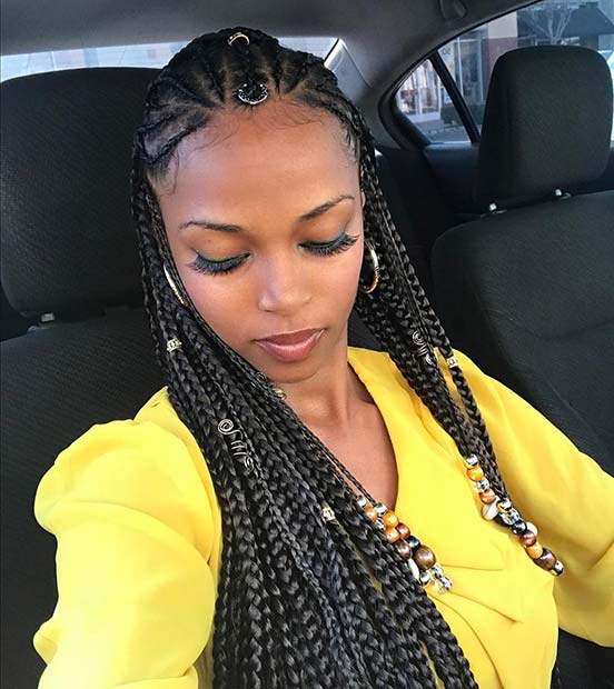 Gorgeous Tribal Braids with Beads and Accessories