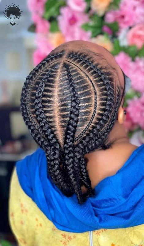 Hot and Stylish Black Braided Hairstyles002