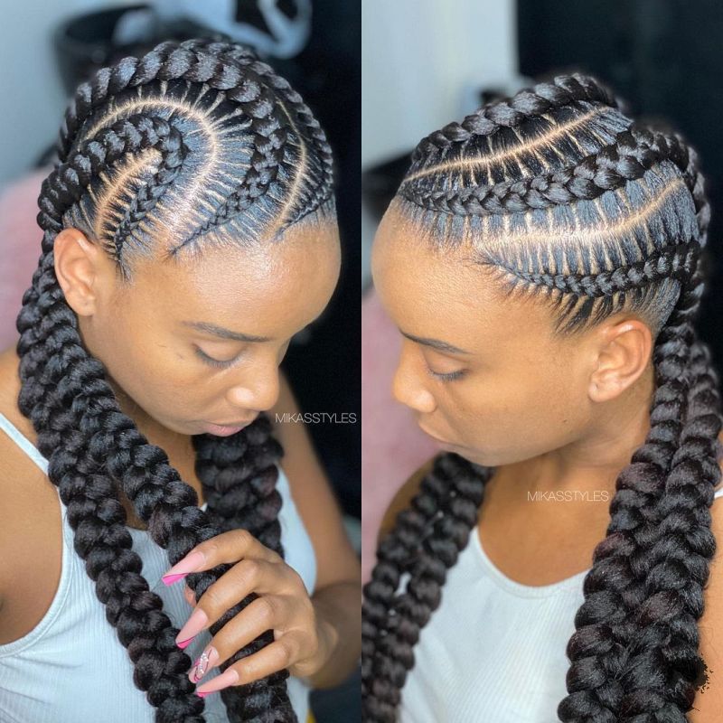 Hot and Trendy Black Braided Hairstyles Youve Not Tried This Year011