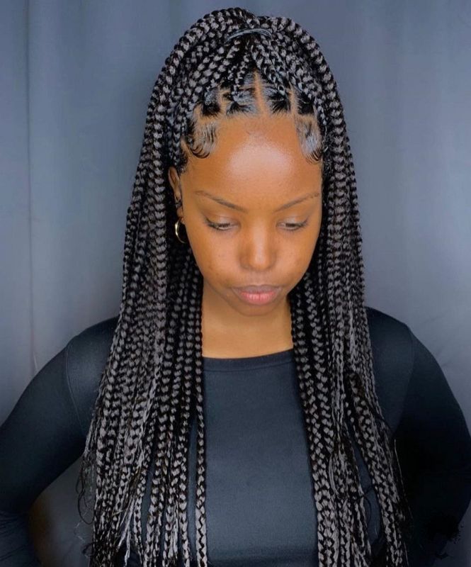 Hot and Trendy Black Braided Hairstyles Youve Not Tried This Year015