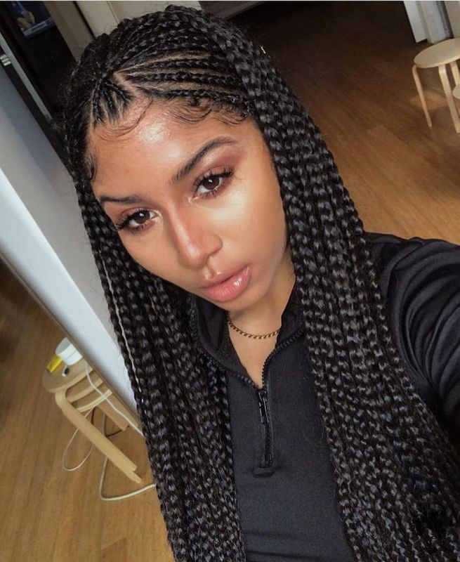 Hot and Trendy Black Braided Hairstyles Youve Not Tried This Year032