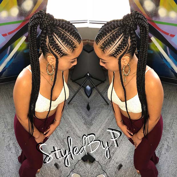 Popular braids hairstyles in Nigeria