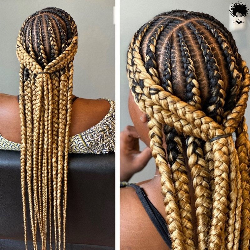 Stylish African Hair Braids that Can Form Any Shape005
