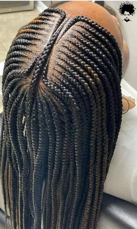 Stylish African Hair Braids that Can Form Any Shape007
