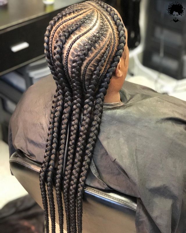 Stylish African Hair Braids that Can Form Any Shape008