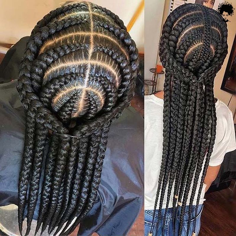 Stylish African Hair Braids that Can Form Any Shape009