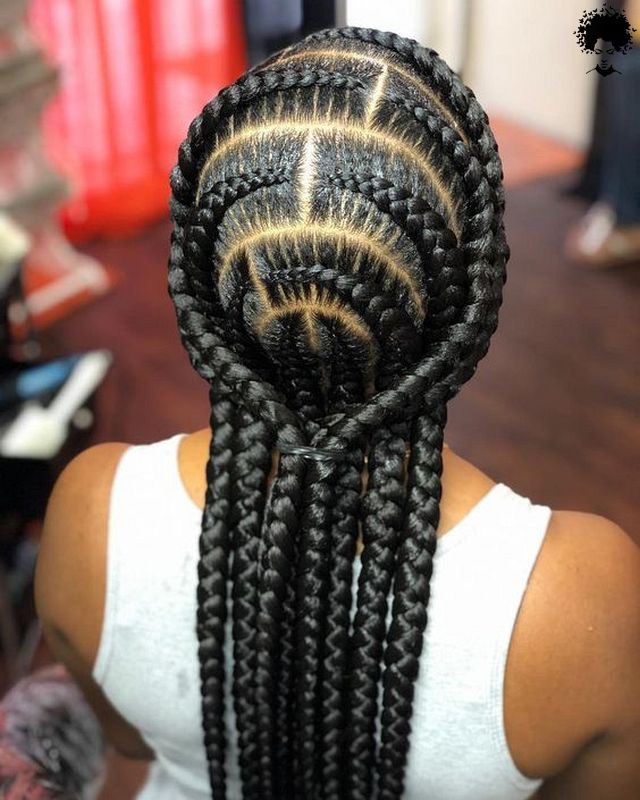 Stylish African Hair Braids that Can Form Any Shape014