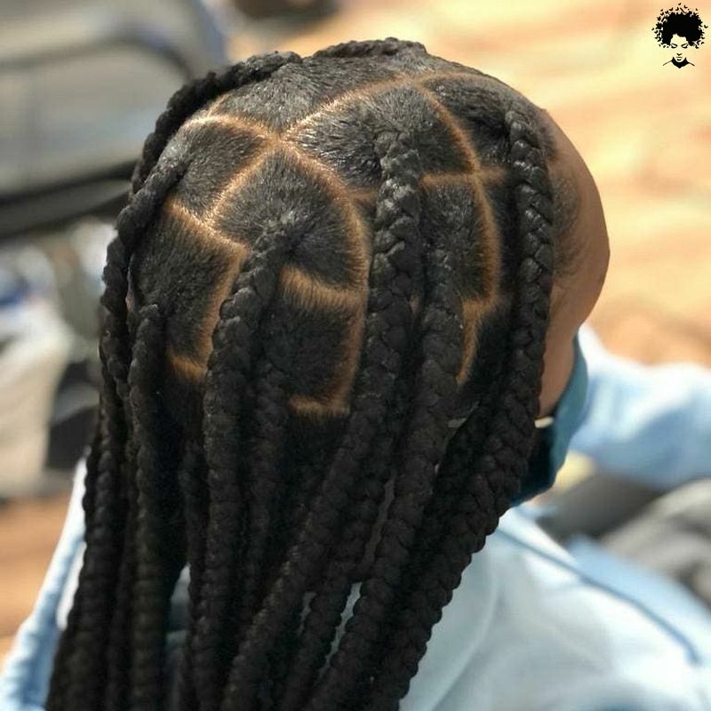 Stylish African Hair Braids that Can Form Any Shape020