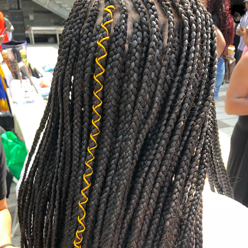 Stylish African Hair Braids that Can Form Any Shape023