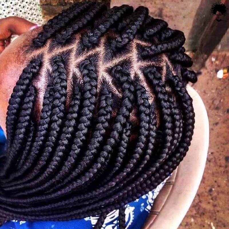 Stylish African Hair Braids that Can Form Any Shape024
