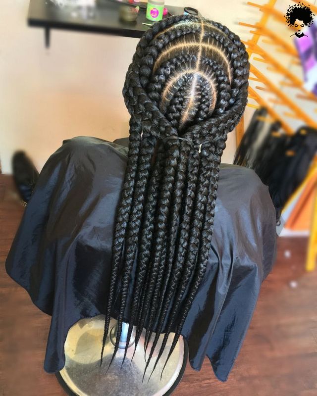 Stylish African Hair Braids that Can Form Any Shape027