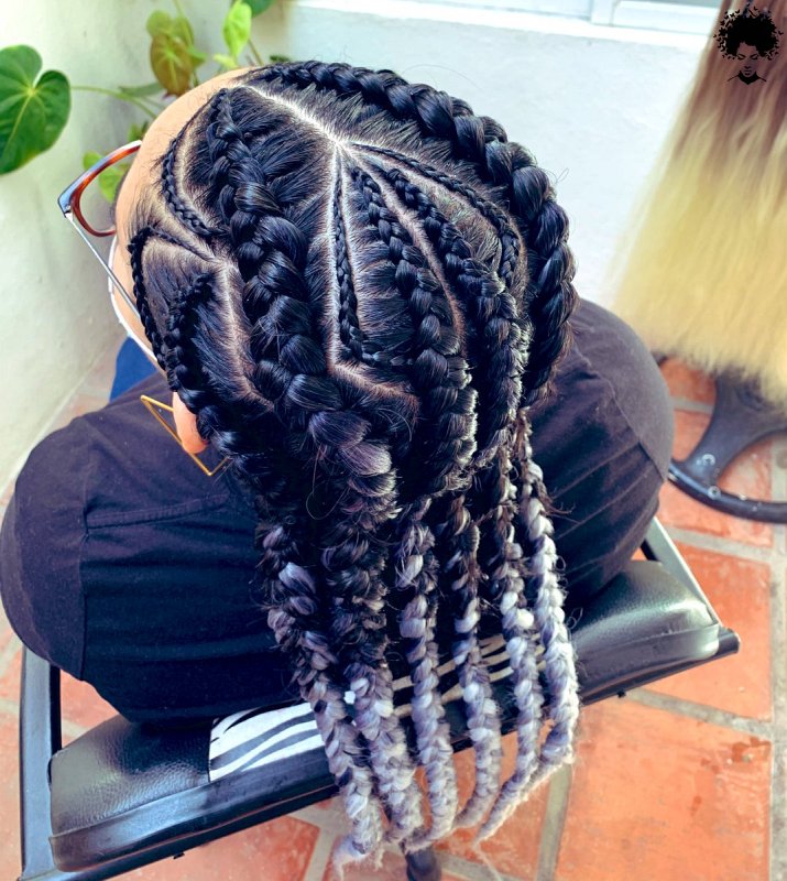 Stylish African Hair Braids that Can Form Any Shape029