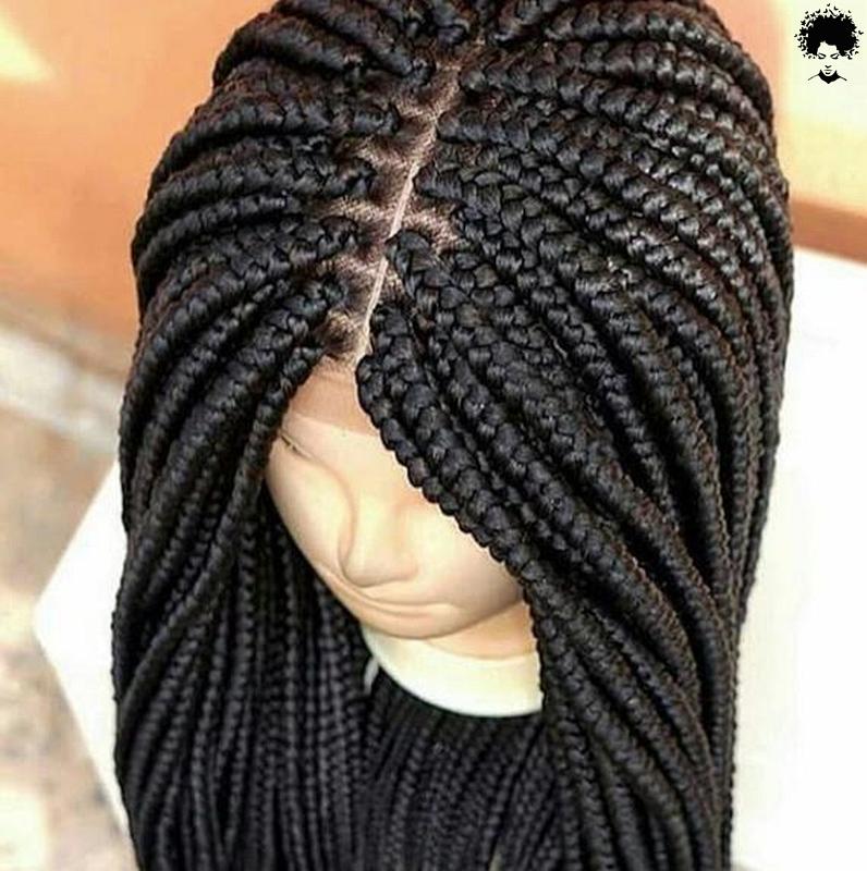 Stylish African Hair Braids that Can Form Any Shape036