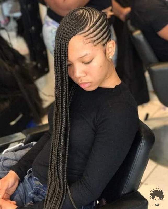 2021 Stylish Braid Hairstyles for African American Ladies22