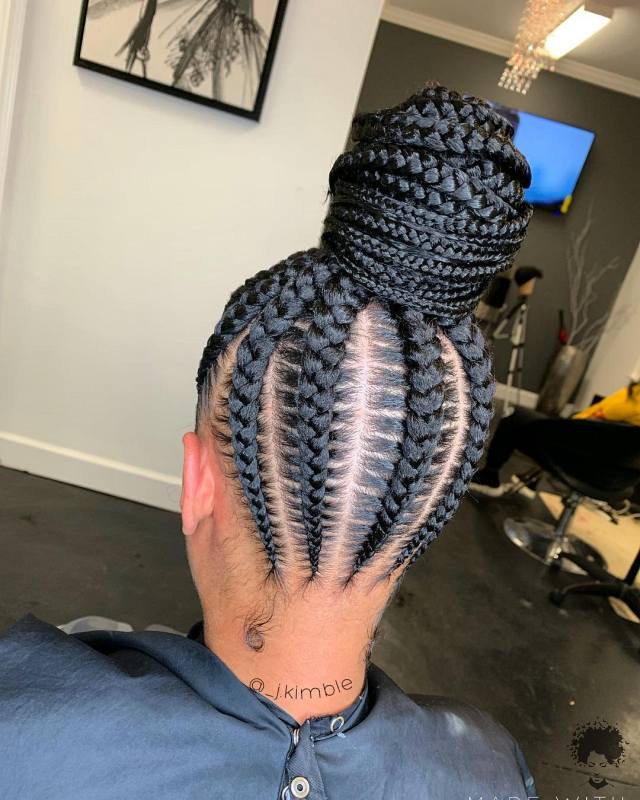 2021 Stylish Braid Hairstyles for African American Ladies26