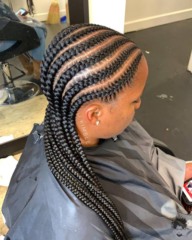 2021 Stylish Braid Hairstyles for African American Ladies27