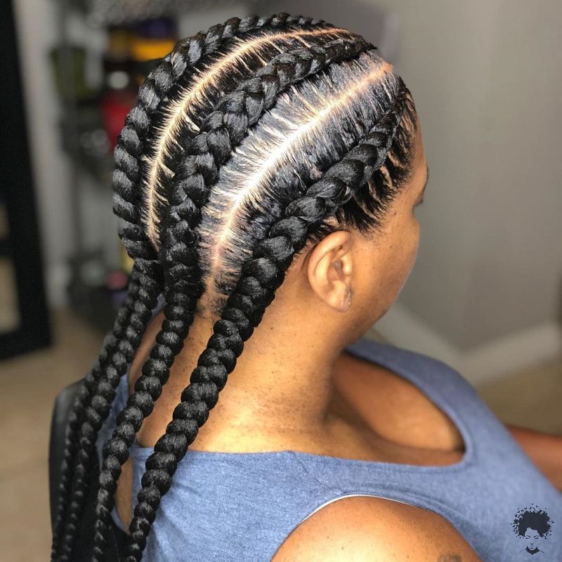 2021 Stylish Braid Hairstyles for African American Ladies42