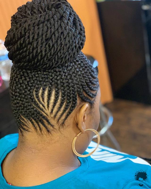 2021 Stylish Braid Hairstyles for African American Ladies43