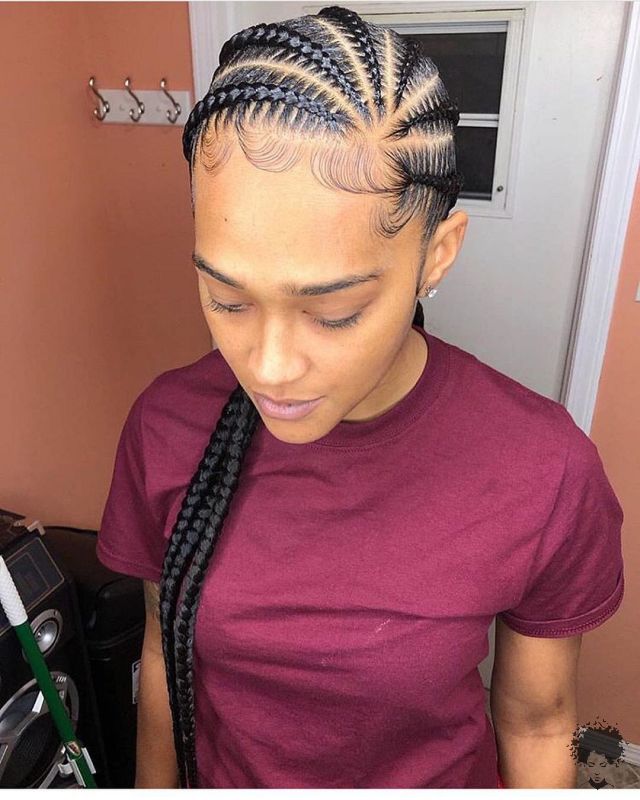2021 Stylish Braid Hairstyles for African American Ladies44