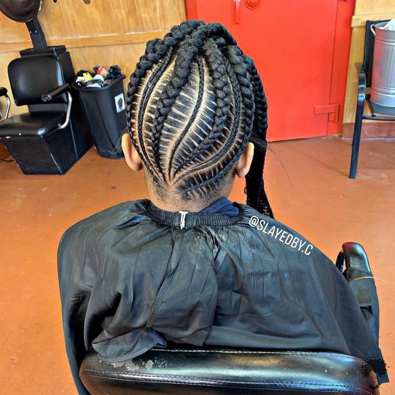 2021 Stylish Braid Hairstyles for African American Ladies45