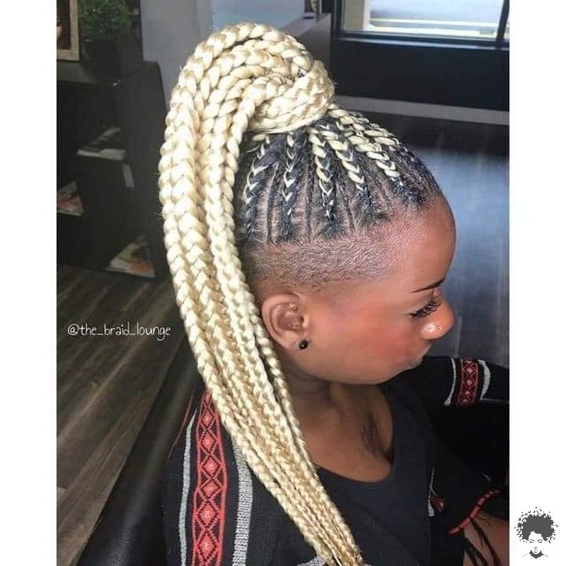 35 Gorgeous African Hair Braids to Spice Up Parties 08