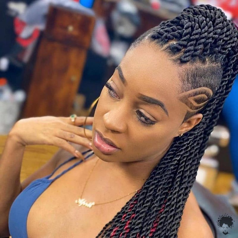 35 Gorgeous African Hair Braids to Spice Up Parties 09