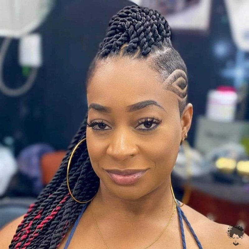 35 Gorgeous African Hair Braids to Spice Up Parties 10
