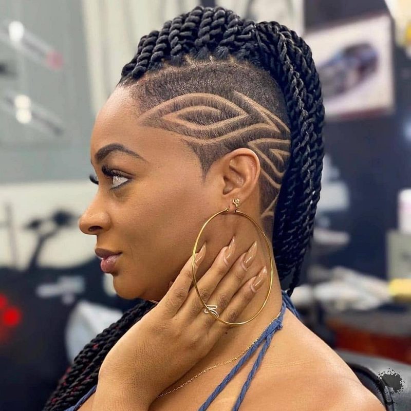 35 Gorgeous African Hair Braids to Spice Up Parties 13