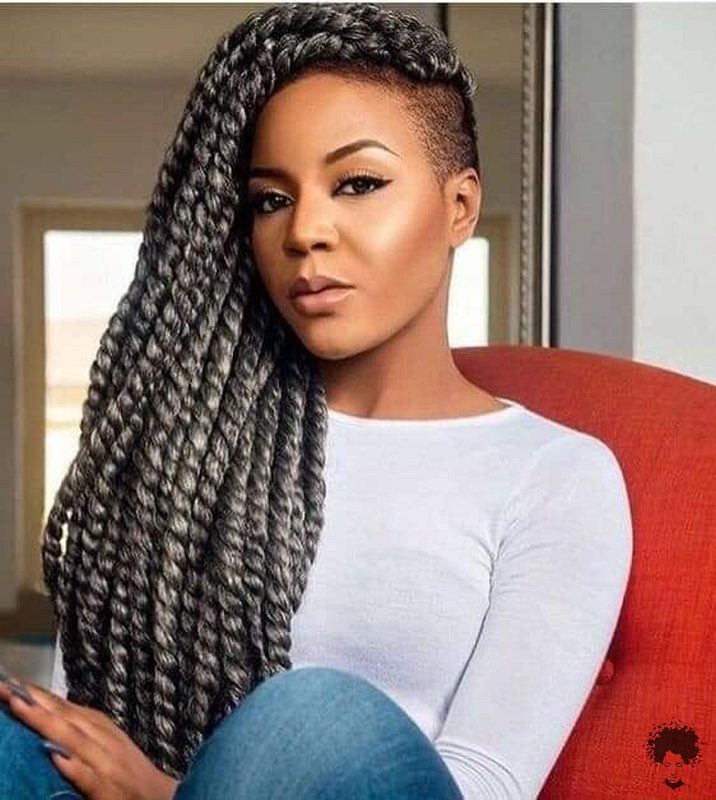 35 Gorgeous African Hair Braids to Spice Up Parties 17