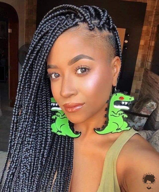 35 Gorgeous African Hair Braids to Spice Up Parties 23