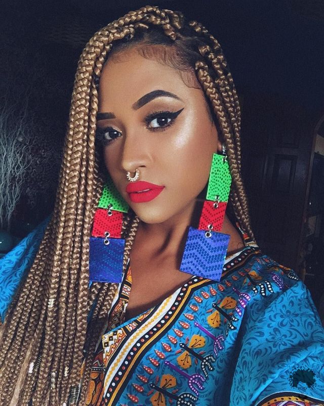 Do You Like Bold Colors 50 Latest Ghana Weaving Hairstyles011
