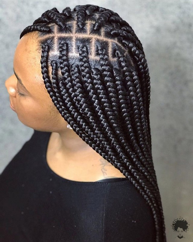 Do You Like Bold Colors 50 Latest Ghana Weaving Hairstyles014