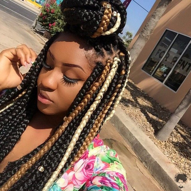 Do You Like Bold Colors 50 Latest Ghana Weaving Hairstyles029