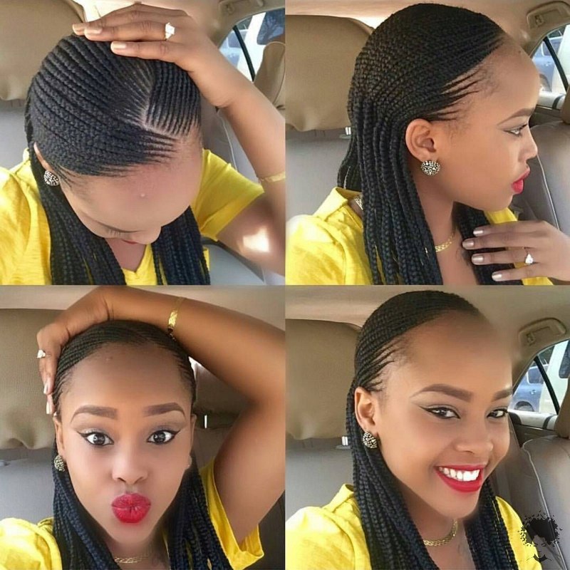 Do You Like Bold Colors 50 Latest Ghana Weaving Hairstyles030