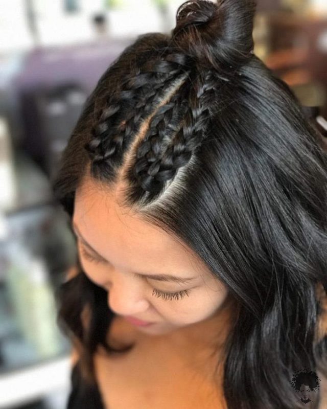 French Roll Braid Hairstyles 2021017