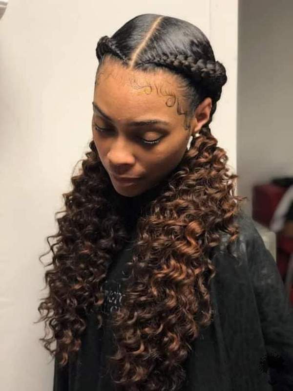 Would You Like To See Curly Hair And Braids Together 2021 015