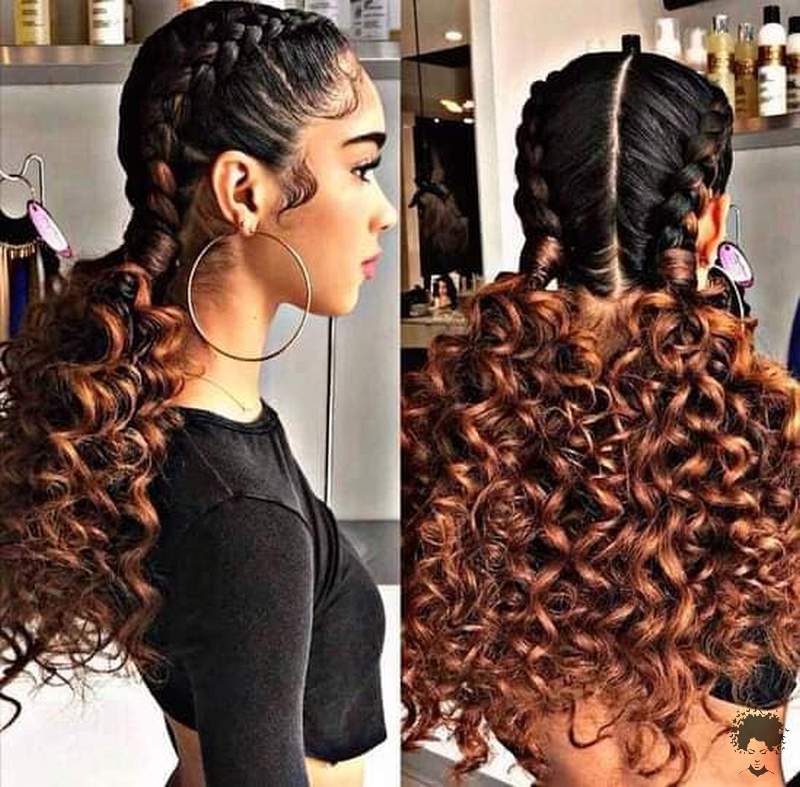 Would You Like To See Curly Hair And Braids Together 2021 017