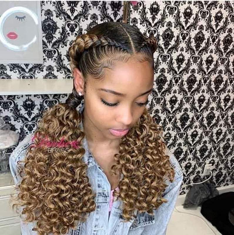 Would You Like To See Curly Hair And Braids Together 2021 022