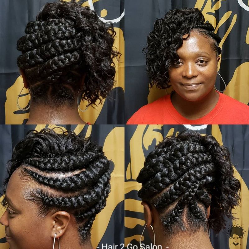 Would You Like To See Curly Hair And Braids Together005