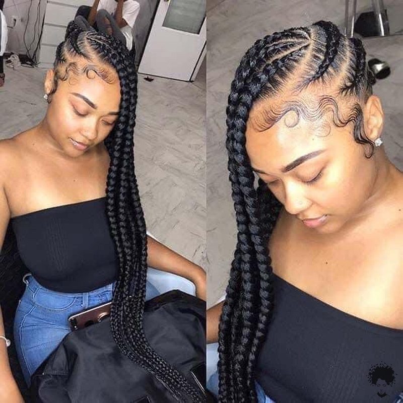 20 Gorgeous Ghana Hair Braids For Those Who Love Open Braids 04