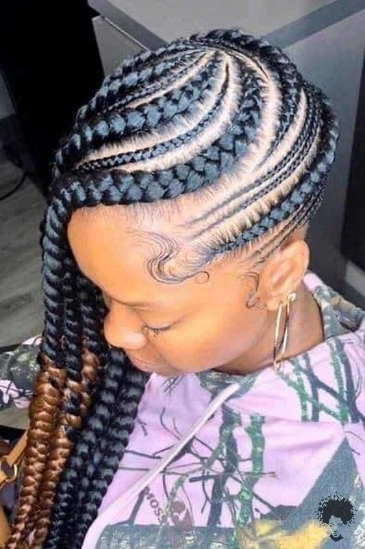 20 Gorgeous Ghana Hair Braids For Those Who Love Open Braids 06