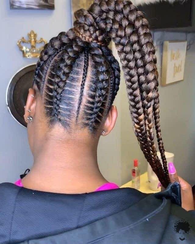 20 Gorgeous Ghana Hair Braids For Those Who Love Open Braids 15