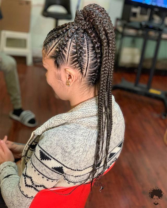 54 Black Braided Hairstyles That Reflect Your Style 36