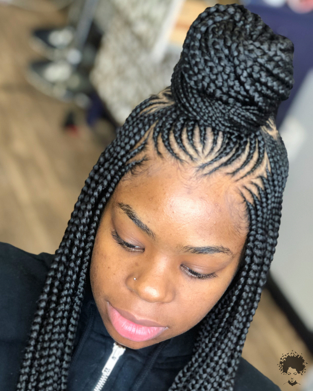 54 Black Braided Hairstyles That Reflect Your Style 39