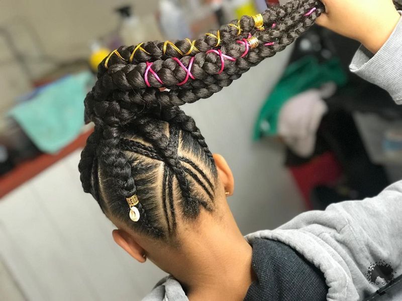 54 Black Braided Hairstyles That Reflect Your Style 41