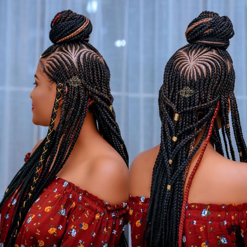 54 Black Braided Hairstyles That Reflect Your Style 42